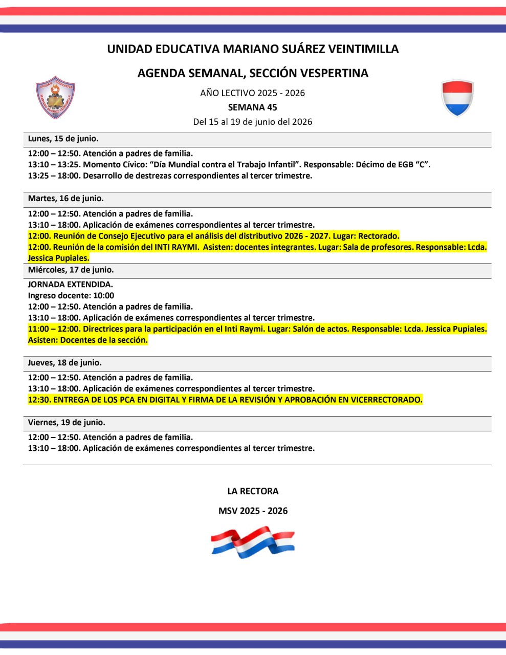 Agenda